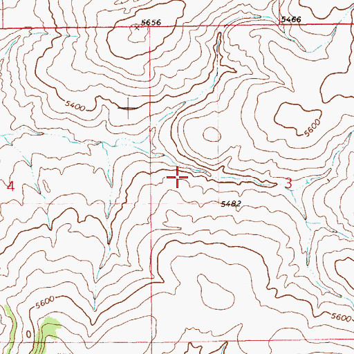 Topographic Map of 12N12E03BC__01 Spring, MT