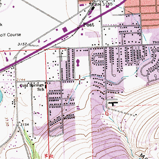 Topographic Map of 12N19W06BDBA01 Well, MT