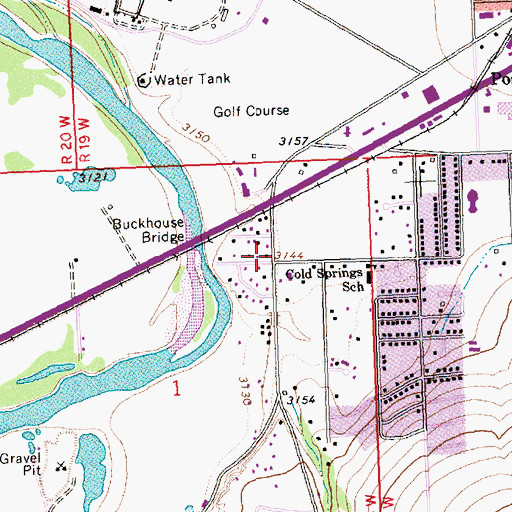 Topographic Map of 12N20W01ACA_01 Well, MT