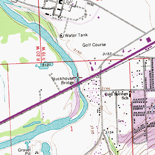 Topographic Map of 12N20W01AB__01 Well, MT