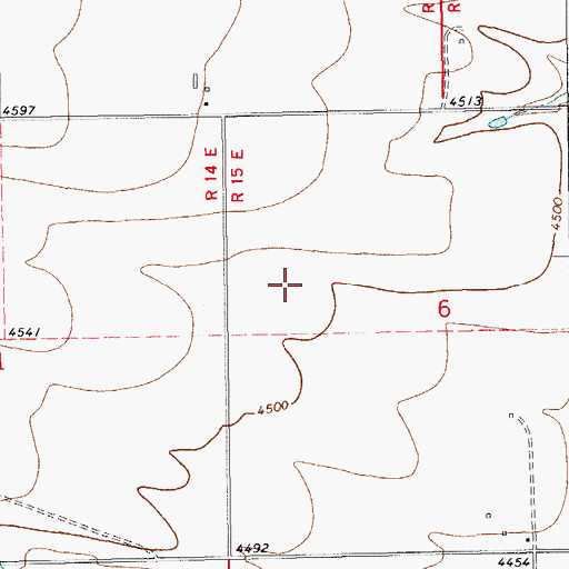 Topographic Map of 12N15E06BC__01 Well, MT