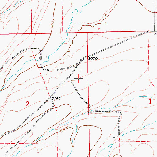 Topographic Map of 12N13E02AA__01 Spring, MT