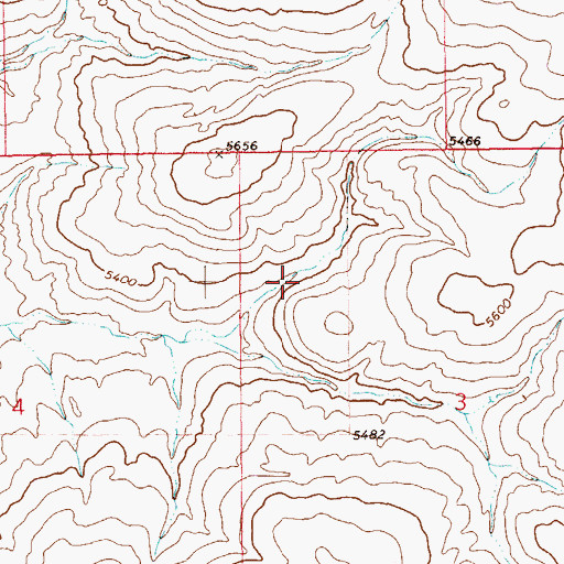 Topographic Map of 12N12E03BB__01 Spring, MT