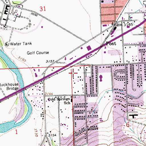 Topographic Map of 12N19W06BB__01 Well, MT