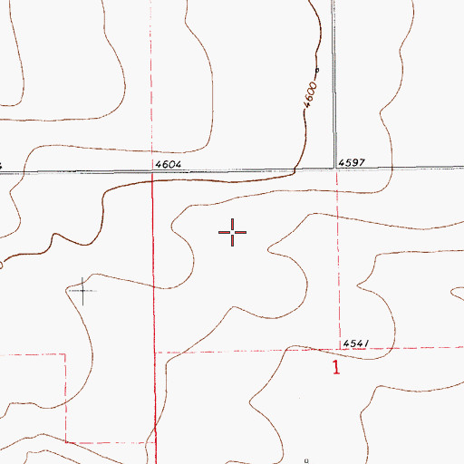Topographic Map of 12N14E01BB__01 Well, MT