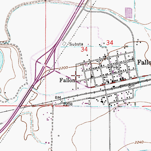 Topographic Map of 13N52E34CDBB01 Well, MT