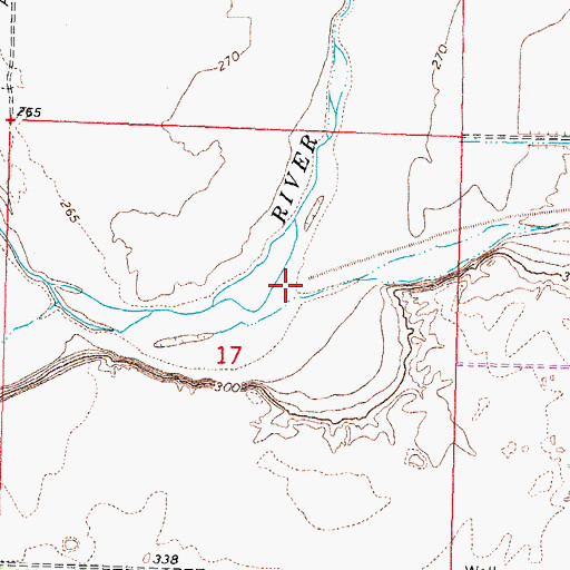 Topographic Map of Mohawk Wash, AZ