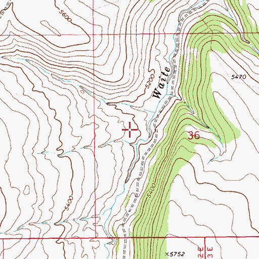 Topographic Map of 13N12E36BC__01 Spring, MT
