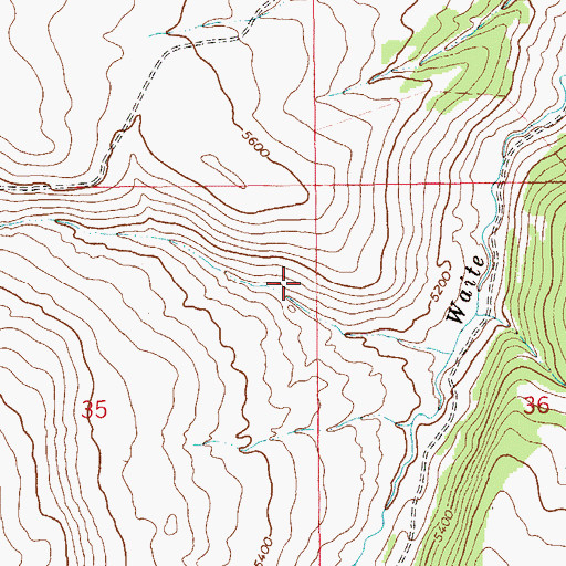 Topographic Map of 13N12E35AA__01 Spring, MT