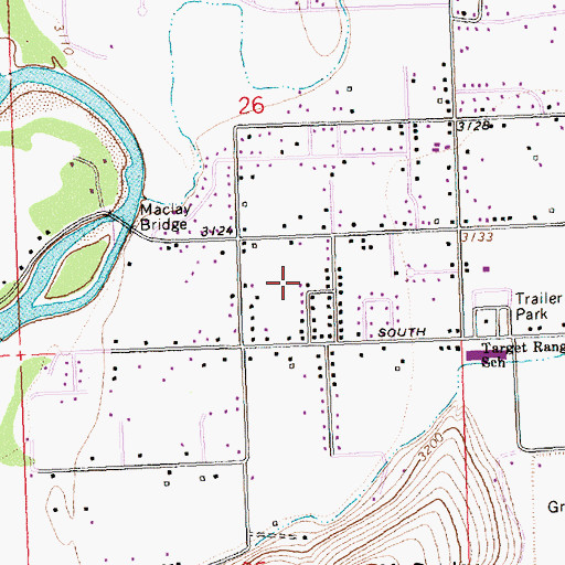 Topographic Map of 13N20W26DC__01 Well, MT