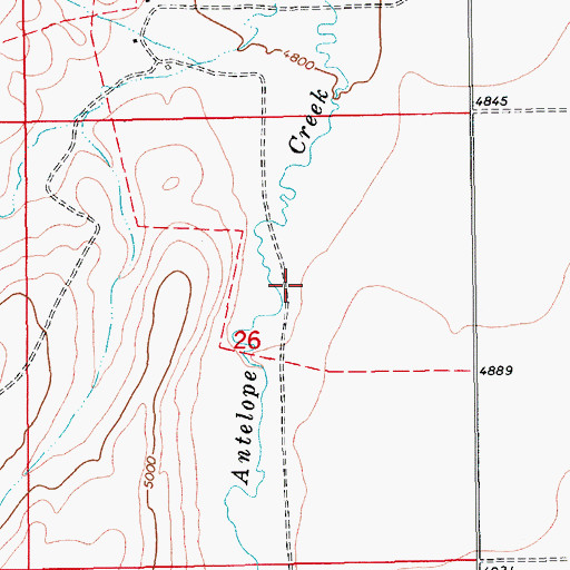 Topographic Map of 13N13E26AC__01 Spring, MT