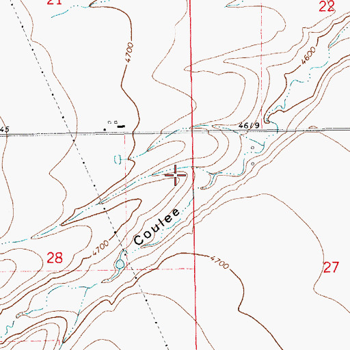 Topographic Map of 13N14E28AA__01 Spring, MT