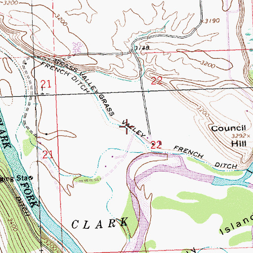 Topographic Map of 13N20W22BD__01 Well, MT