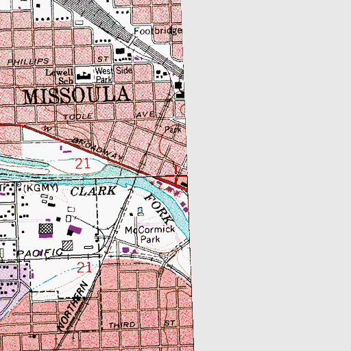 Topographic Map of 13N19W21ADC_01 Well, MT
