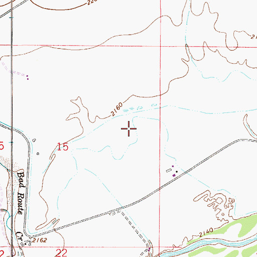 Topographic Map of 13N53E15ADD_01 Well, MT