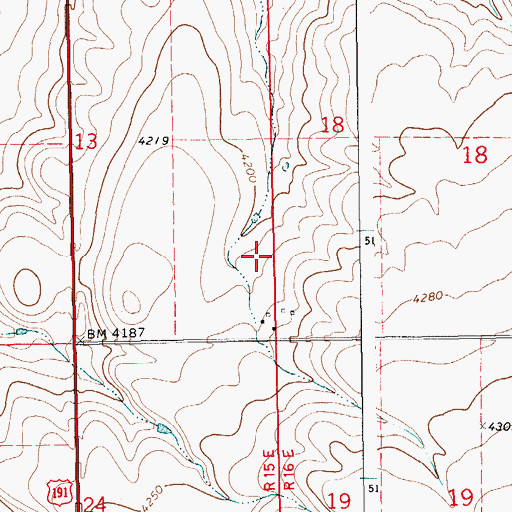Topographic Map of 13N15E13DD__01 Well, MT