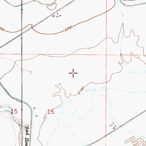 Topographic Map of 13N53E15AAC_04 Well, MT