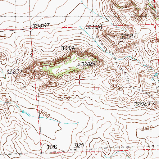 Topographic Map of 13N27E14ACC_01 Well, MT
