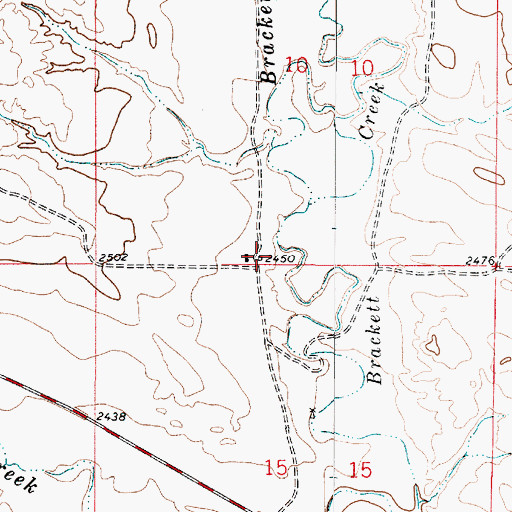 Topographic Map of 13N50E10CDDC01 Well, MT