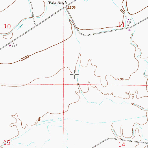Topographic Map of 13N53E11CCA_01 Well, MT
