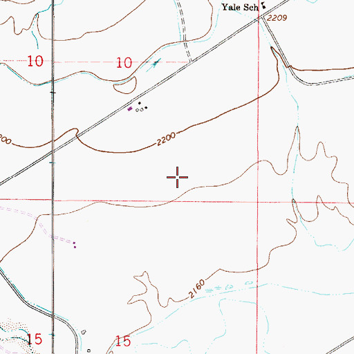Topographic Map of 13N53E10DCA_01 Well, MT