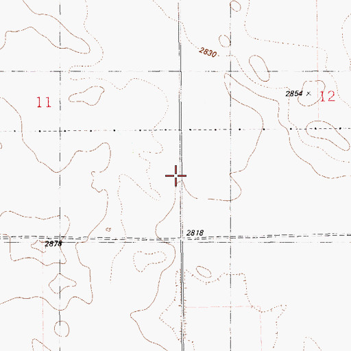 Topographic Map of 13N60E12BBC_01 Well, MT
