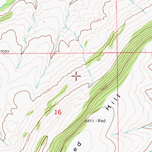 Topographic Map of 13N12E16AB__01 Spring, MT