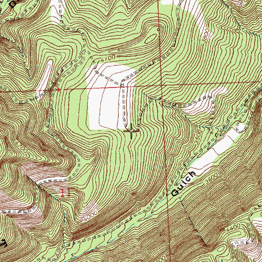 Topographic Map of 13N21W11AADC01 Well, MT