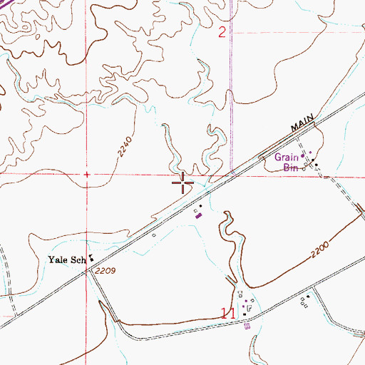 Topographic Map of 13N53E11ACC_02 Well, MT