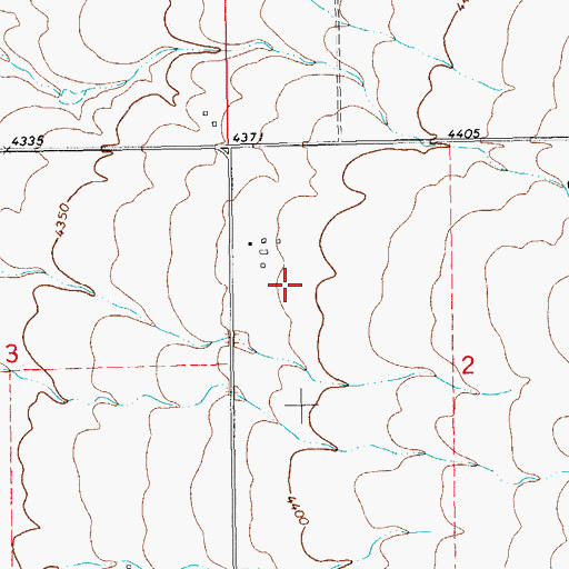 Topographic Map of 13N16E02BC__01 Well, MT