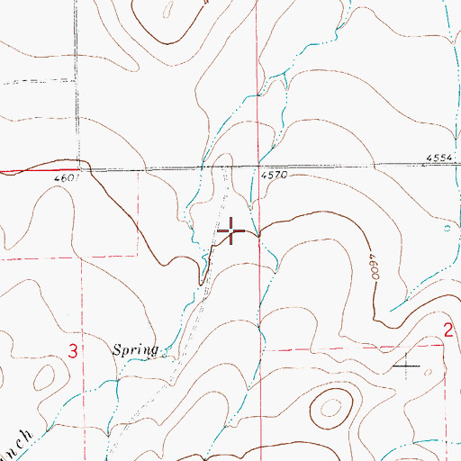 Topographic Map of 13N13E03AA__01 Well, MT