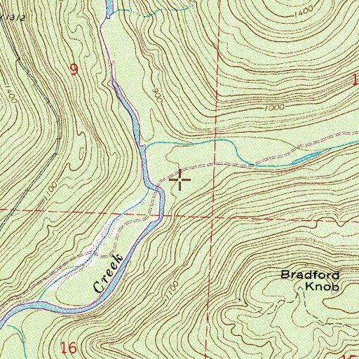 Topographic Map of Anna (historical), AR
