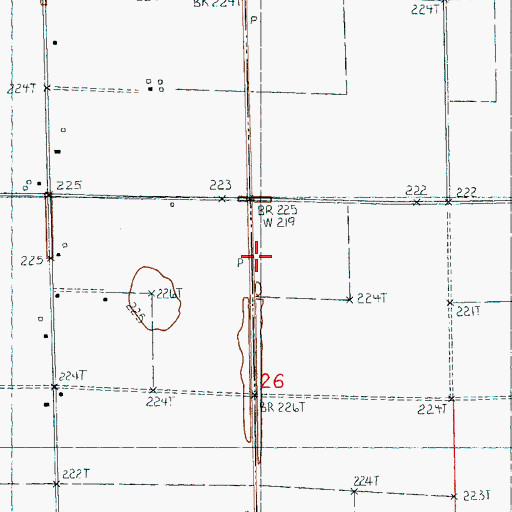 Topographic Map of Ditch Number 4, AR