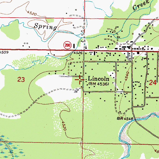 Topographic Map of 14N09W24BCC_02 Well, MT