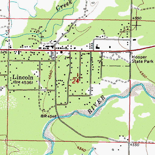 Topographic Map of 14N09W24ACC_02 Well, MT