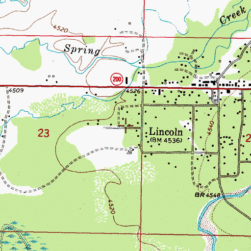 Topographic Map of 14N09W23ADD_02 Well, MT