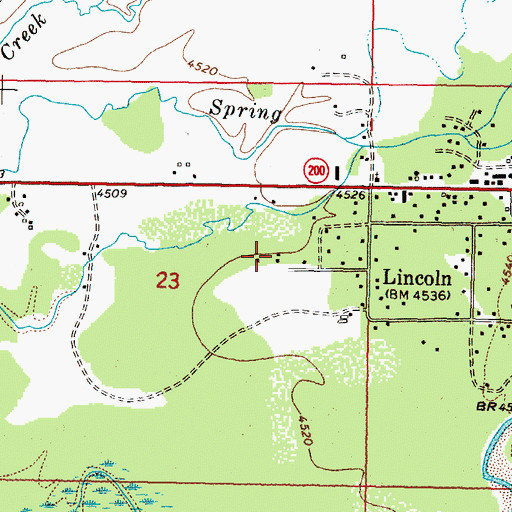 Topographic Map of 14N09W23ADC_01 Well, MT