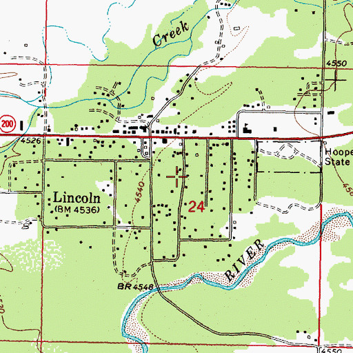 Topographic Map of 14N09W24ACC_01 Well, MT