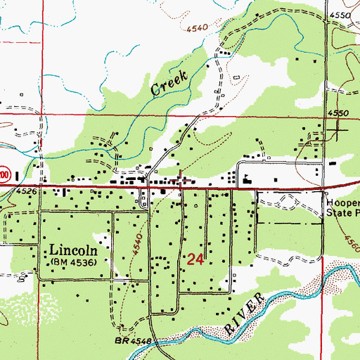 Topographic Map of 14N09W24ABC_02 Well, MT