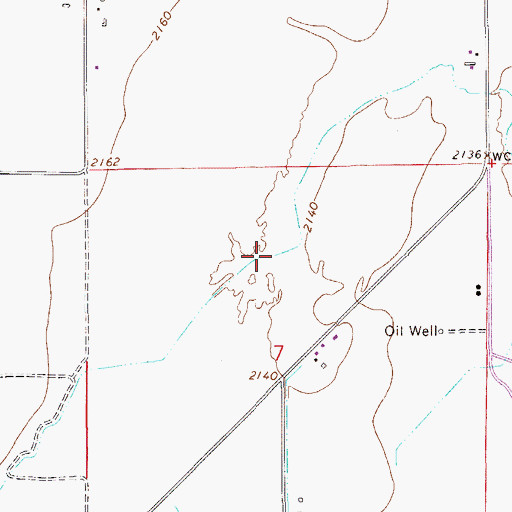 Topographic Map of 14N55E07ADD_01 Well, MT