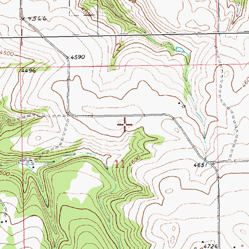 Topographic Map of 14N18E11ACBA01 Well, MT