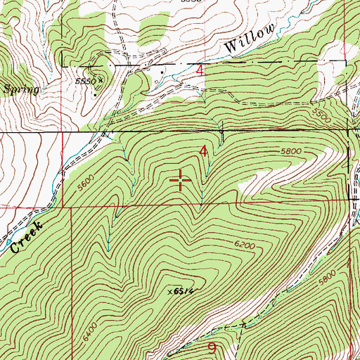 Topographic Map of 14N11E04CD__01 Well, MT