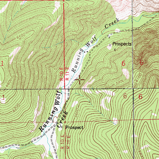 Topographic Map of 14N11E06CB__01 Spring, MT