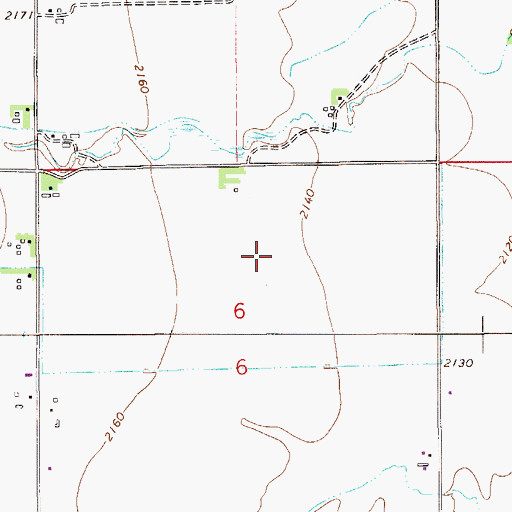 Topographic Map of 14N54E24ADA_01 Well, MT