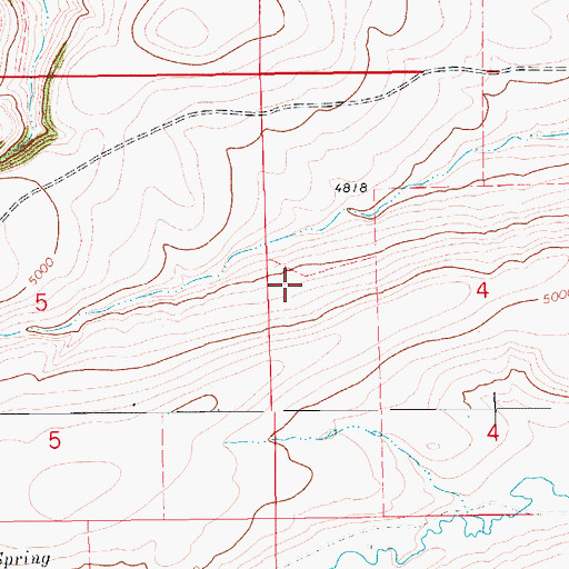 Topographic Map of 14N12E04BC__01 Well, MT