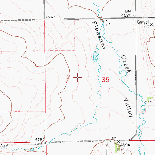Topographic Map of 15N12E35BD__01 Spring, MT
