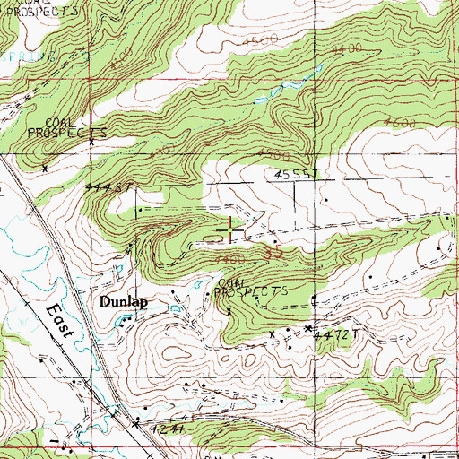 Topographic Map of 15N19E35BDBD01 Well, MT