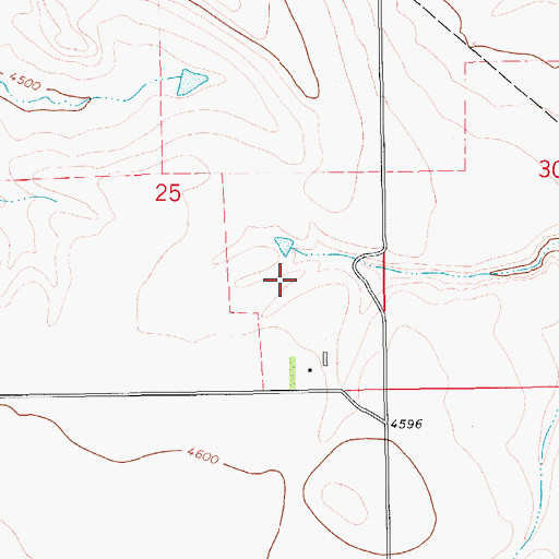 Topographic Map of 15N12E25DA__01 Spring, MT