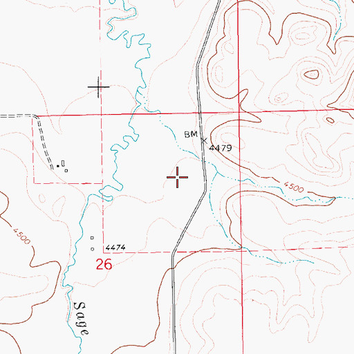 Topographic Map of 15N12E26AA__01 Spring, MT