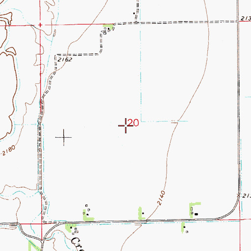 Topographic Map of 15N55E22BBA_01 Well, MT